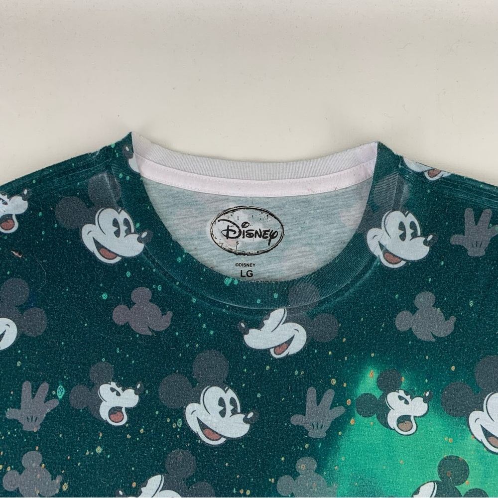 Disney Mens' Mickey Mouse Faces in Space